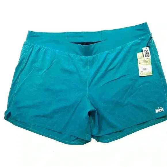 NEW REI Swiftland 5” running shorts mens size 3XL teal quick dry abrasion resist - Picture 1 of 11